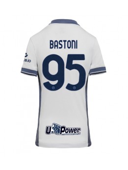 Inter Milan Alessandro Bastoni #95 Zenski Gostujuci Dres 2024-25 Kratak Rukavima